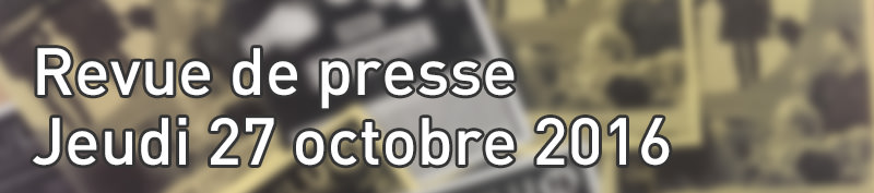 Revue de presse jeudi