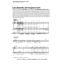 /partitions/Absents ont toujours tort (les) (4vm)-(2010)