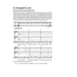 /partitions/Il changeait la vie (3vm)-(2018)