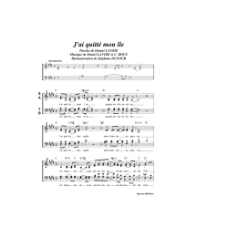 /partitions/J ai quitté mon île (4vm)-(2004)