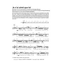 /partitions/Je nai aimé que toi-mash up NDC (4vm)-(2021)