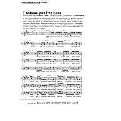 /partitions/T as beau pas être beau (3vm)-(2010)