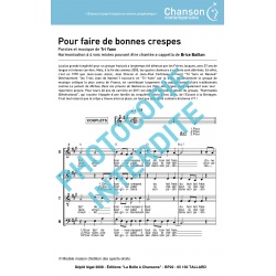 Pour faire de bonnes crespes